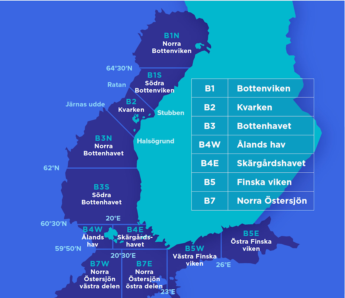 Finska sjöområdena.
