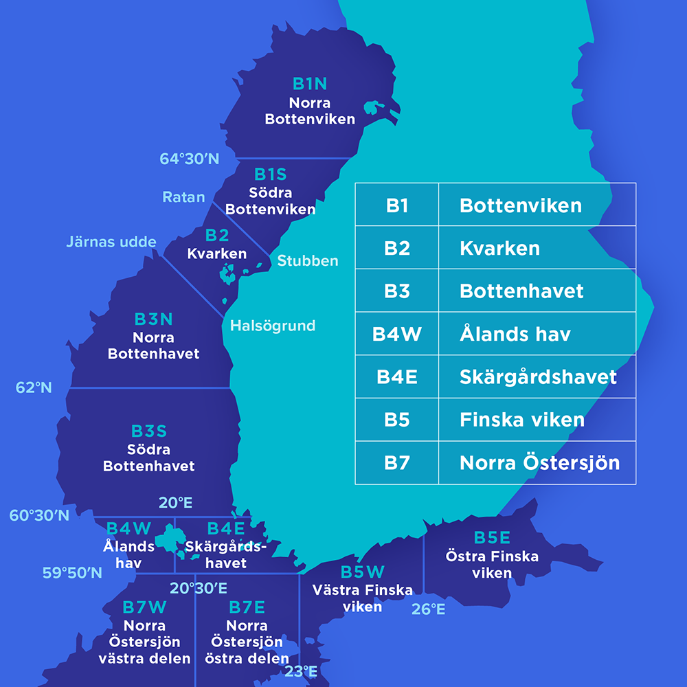 Finska sjöområdena.